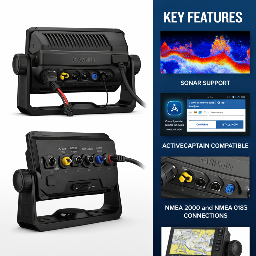 Garmin MarineNav GPS Chartplotter & Fishfinder