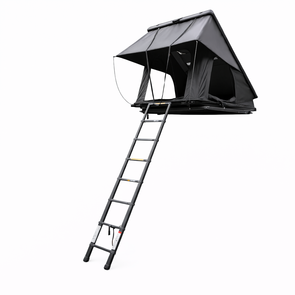 Trailora Heavy-Duty 2-3 Person Hardshell Rooftop Tent With Ladder (SAK93120)